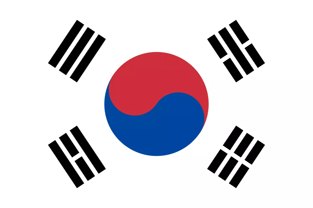 south korea flag HD